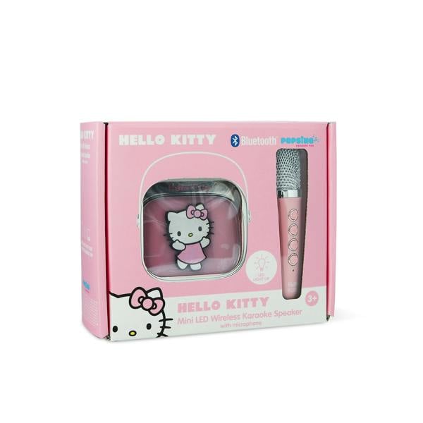 OTL Hello Kitty PopSing LED Light-Up Wireless Karaoke Speaker & Microphone