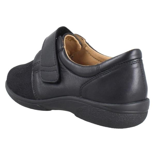 DB Shoes Ladies Wide Fitting Hook and Loop DB Shoes Petula