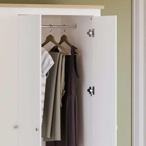 Vida Designs Arlington 3 Door 2 Drawer Wardrobe
