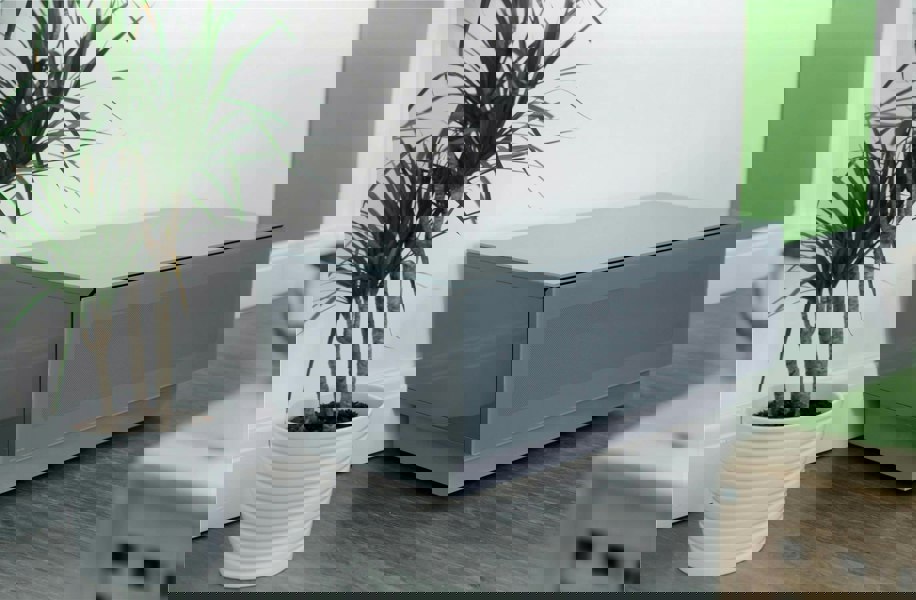 Dorel Home Alphason Element TV-Stand with 1 Flap Grey - 850mm