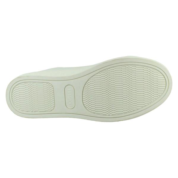 Elle Sport Ladies Elle Sport Leather Lace- up Trainers F7376