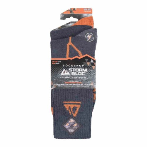 Storm Bloc 2 Pack Mens Super Soft Bamboo Trekking Hiking Socks for Boots