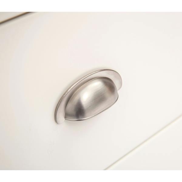 Cabinet Bits Lovere 4 Drawer Chest of Drawers Chrome Cup Handle