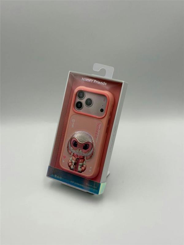 Nimmy Friends Nimmy Cool & Cute 2.0 Rabbit Case with MagSafe for iPhone 17 Pro 6.3" Pink - N-KMLL-IP17-PRO-08-A