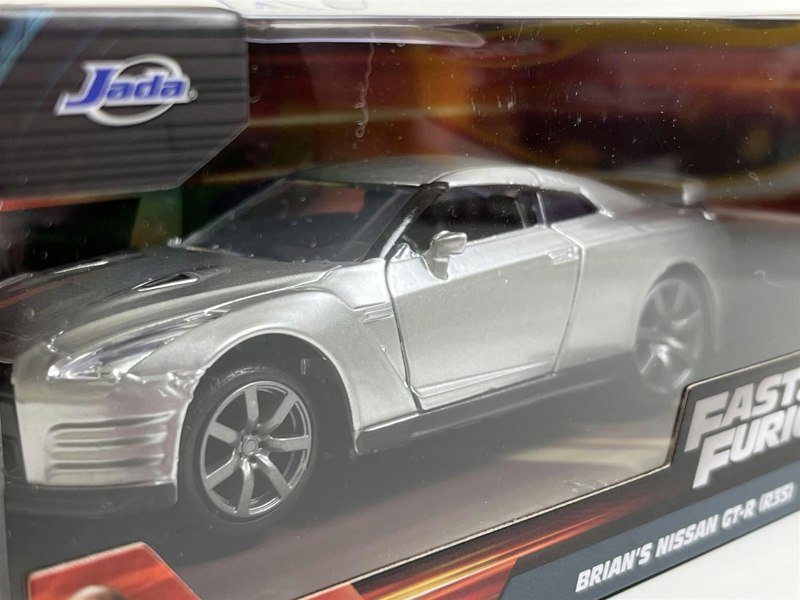 Jada Fast and Furious Brians Nissan GT-R R35 Silver 1:32 Scale Jada 97383