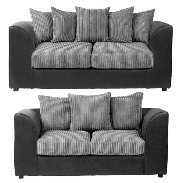 Furnishings For Less Luxor Full Jumbo 3 + 2 Seater Sofa Set - Scatter Back