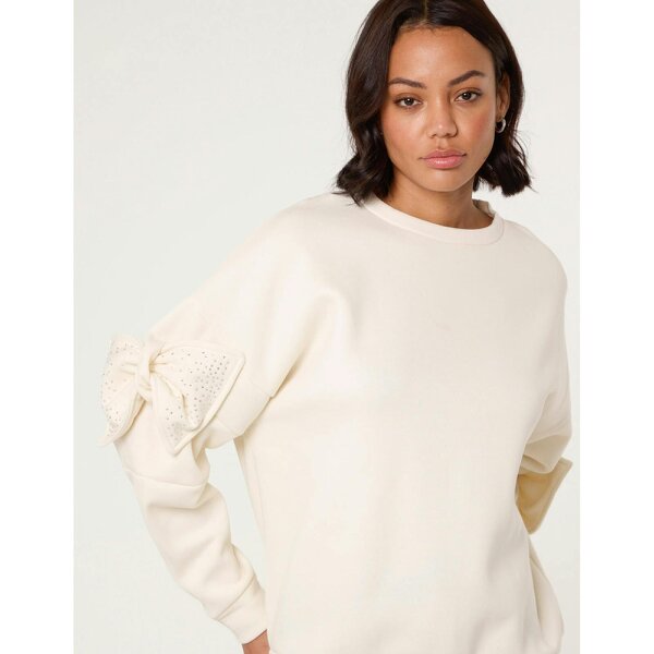 Blue Vanilla Bow Sleeve Sweatshirt