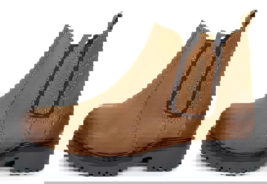 Wrangler Yuma Chelsea Ankle Leather Pull On Mens Boots