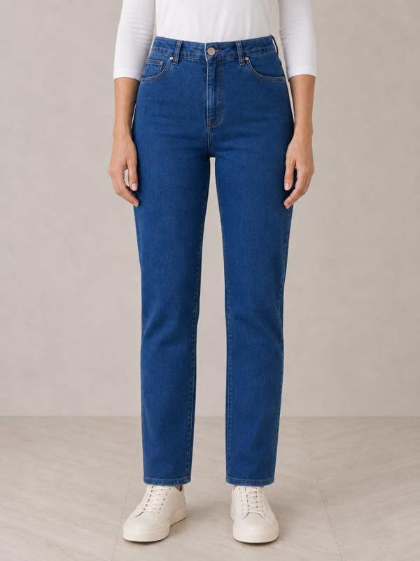 PennyPlain 5 Pocket Denim - Blue Wash