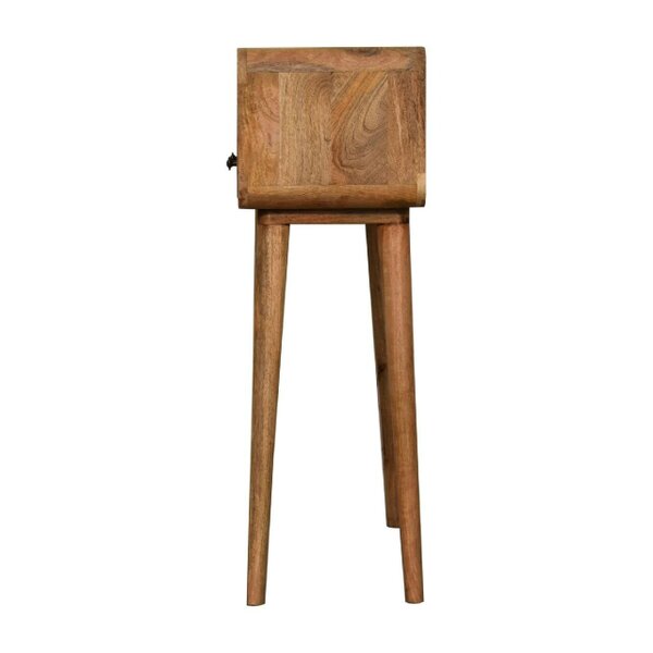 Wyld Haus Peschiera Mini Curved Oak Mango Wood Console Table
