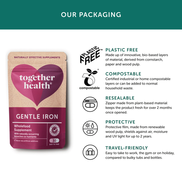 Together Health Gentle Iron Complex - 30 capsules