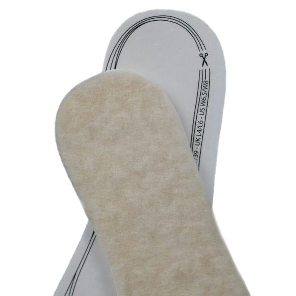 Angelus Wool Fleecy Insoles - Cut to Size for Custom Winter Warmth