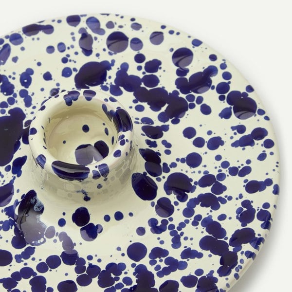 Hot Pottery Candle Holder Blueberry