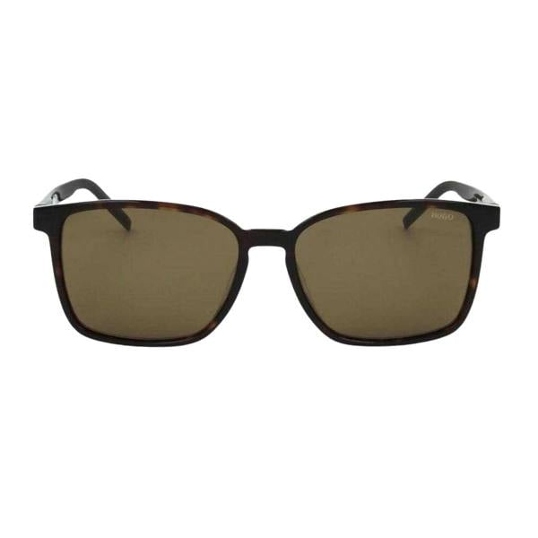 Hugo Boss Mens HG1128 0086 QT Sunglasses - Havana Brown/Green - 