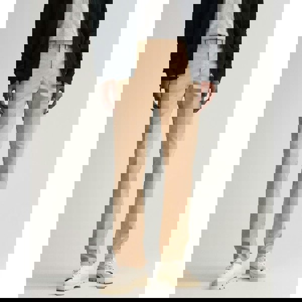 GANT Mens Slim Fit Twill Chinos - 248 Dark Khaki