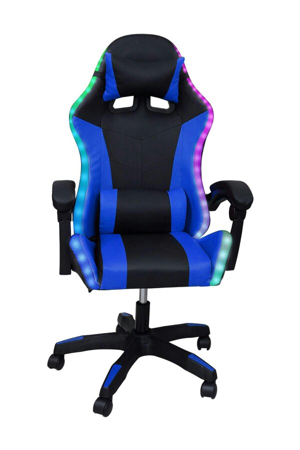 Groundlevel Gaming Office Chair with LED Lights