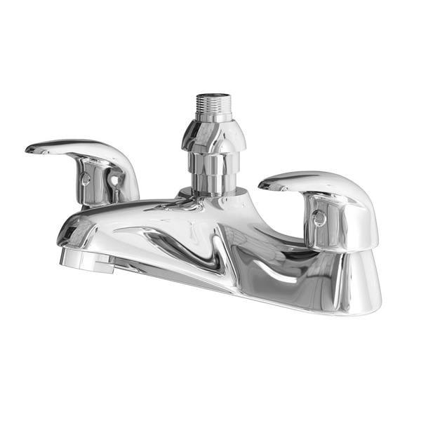 Flode Boden | Bath Shower Mixer | Including Handset and Holder | Chrome