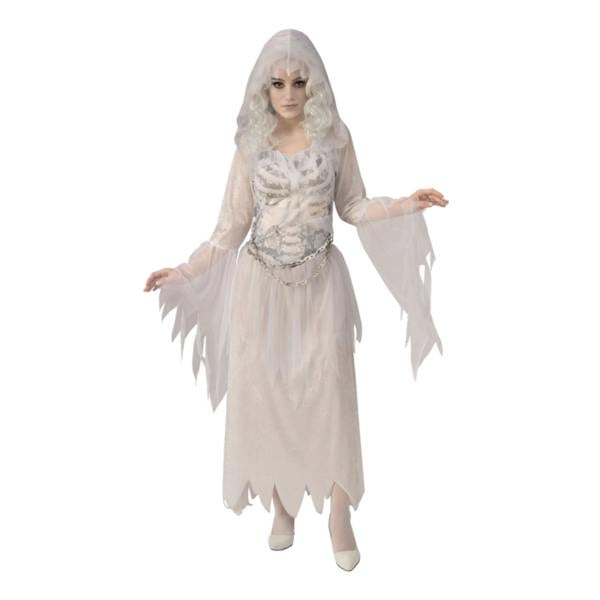 Bristol Novelty Womens/Ladies Ghostly Costume - White
