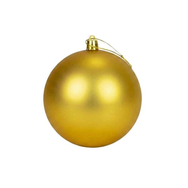 20cm and 25cm Matte Dark Gold Christmas Bauble Set for Elegant Home and Tree Display image 1