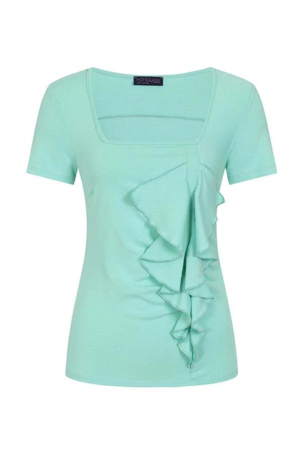 HotSquash Short Sleeved Waterfall Top