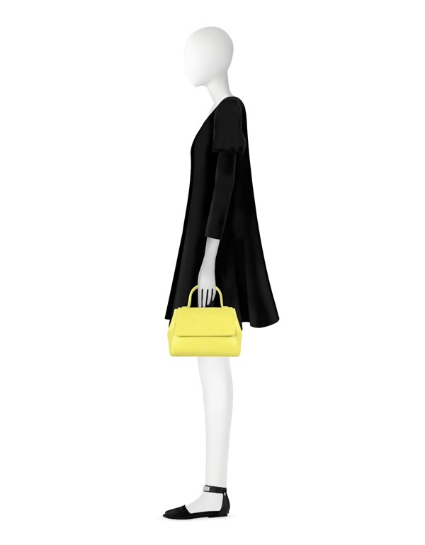 Le Parmentier Ladyfinger Crossbody Bag - Yellow