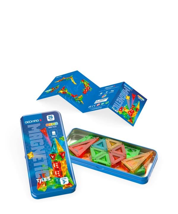 Geomag Magnetic Tiles Mini Travel Set 26 Pieces