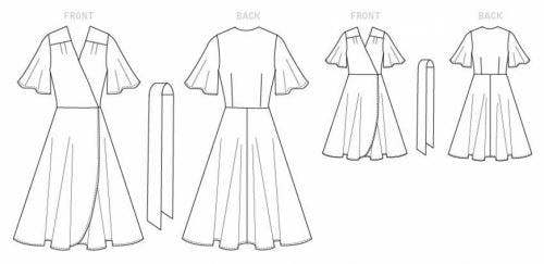 Butterick Sewing Pattern 6654, Dresses for Women, Kids, A (All Sizes in One) - Easy