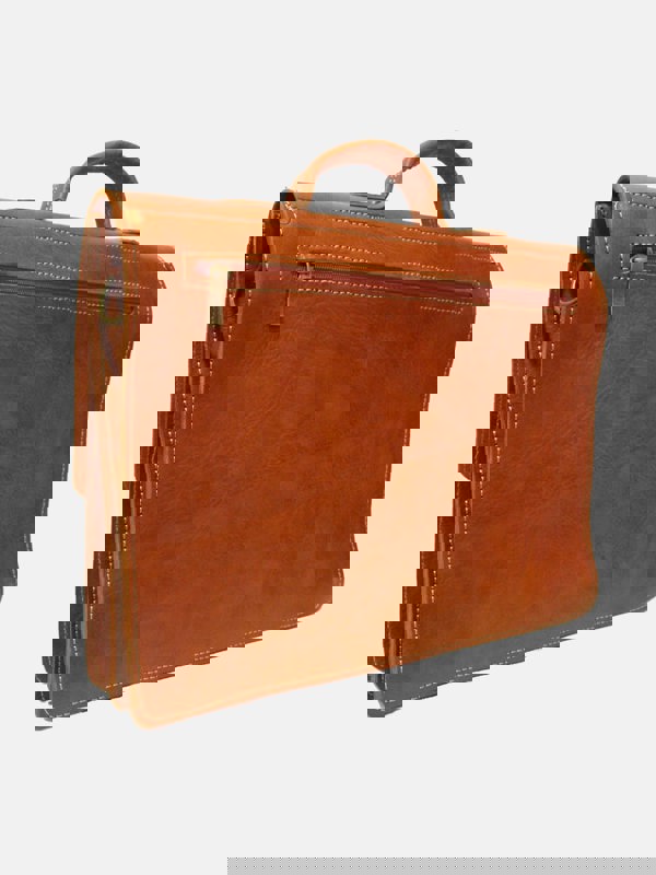 Berber Leather The Casablanca Large Satchel in Light Brown