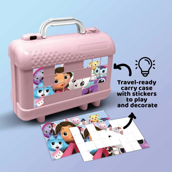 Multiprint Gabby’s Dollhouse Travel Set by Multiprint – Kids Activity & Craft Set
