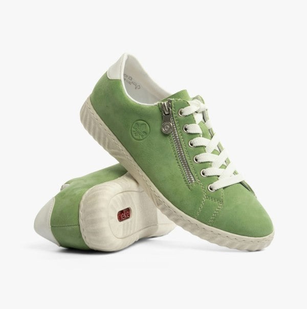 Rieker N0900-52 Womens Shoes - Green