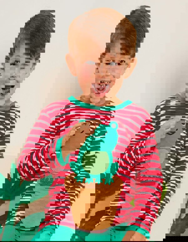 Organic Frog Applique T-Shirt - Toby Tiger UK Retail