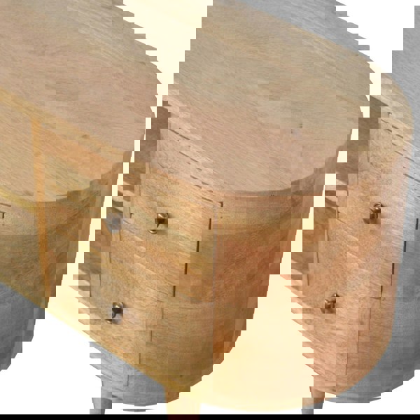 Artisan Furniture Solid Wood Rounded Entertainment Unit