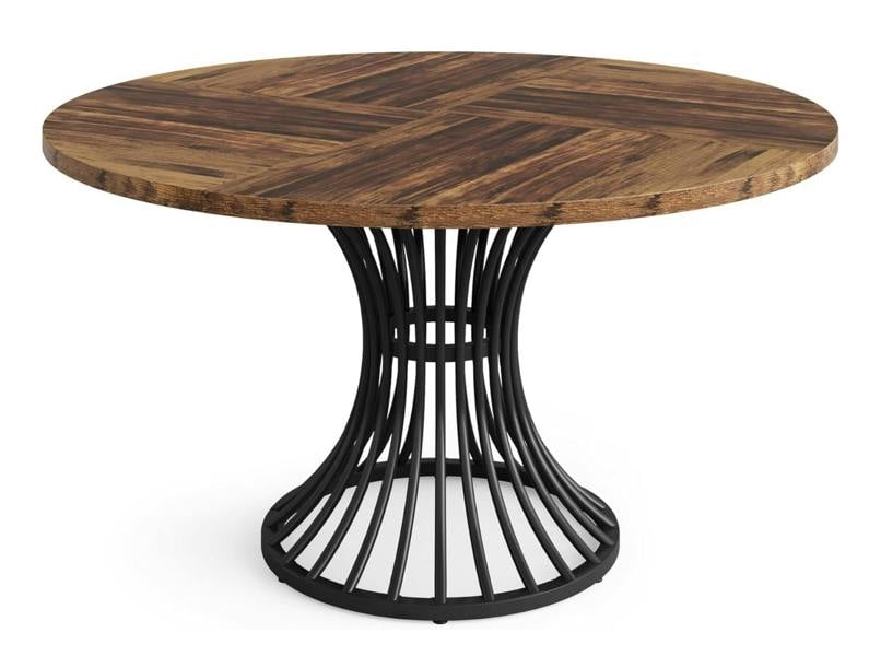 PHD Furniture AXIS Round Dining Table Ø120cm – Rustic Brown