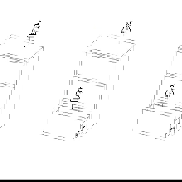 Furniture To Go Next Chest 3 Drawers Jackson Hickory White high gloss