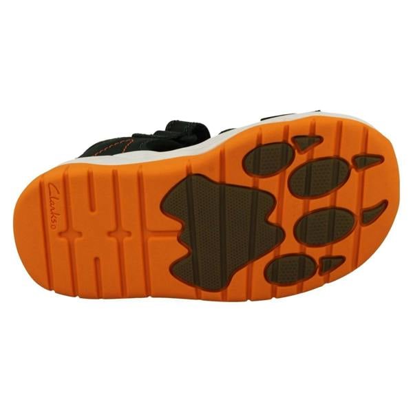 Clarks Childrens PLAYPRINT Collection By Clarks Big Cat Detailed Sandals Clowder Print