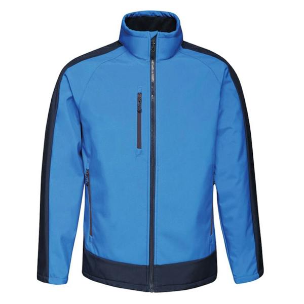 Regatta  Mens Contrast Three Layer Printable Soft Shell Jacket - New Royal/Navy - 