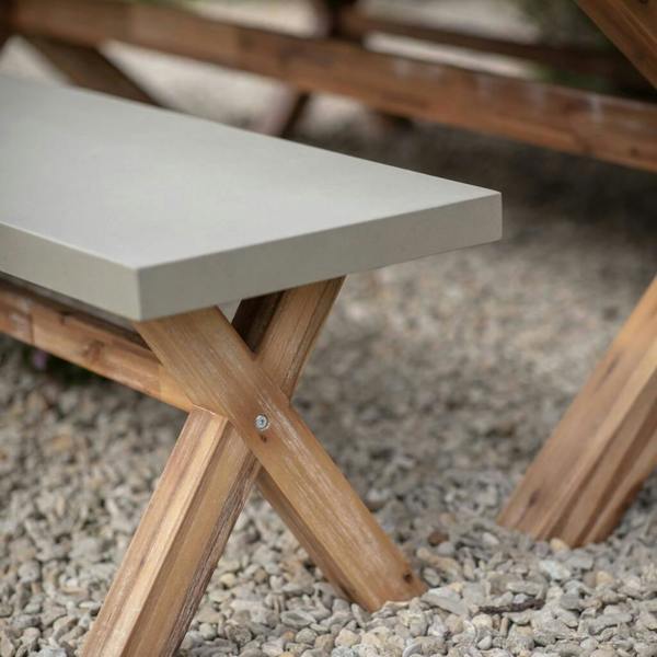 Hanover Table And Bench Set - lifestyle shot