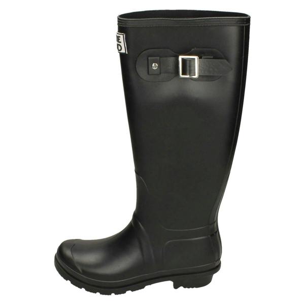 Ladies Wellie Good Knee High Flat Wellingtons X1266