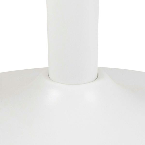 Wyld Haus Cloverfern White Ceramic Round Coffee Table
