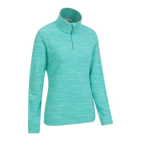 Mountain Warehouse Womens/Ladies Snowdon Melange Fleece Top - Turquoise