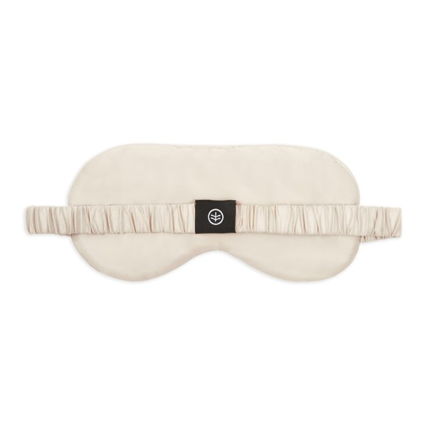 Ethical Bedding Silk Eye Mask Sleep (Eucalyptus Silk) - Wheat