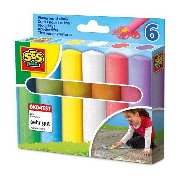 SES Creative Playground chalk 6 pack