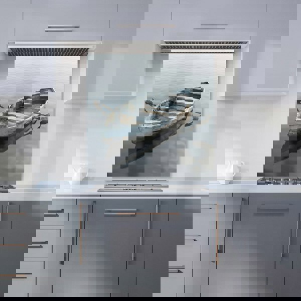 Warren Reed - Designer Boat On The Lake Kitchen Splashback