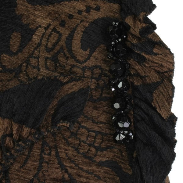 Simone Rocha runway collection chenille tapestry dress