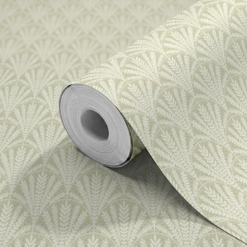 Hoopla Walls Garden Arch  - Soft Sage 10m Wallpaper