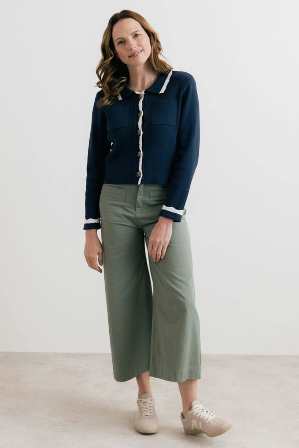 Lily & Me Piper Knitted Jacket Navy