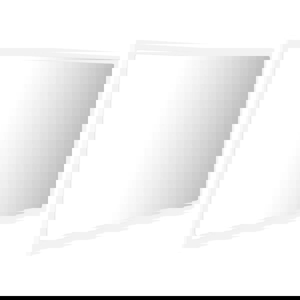 Berkfield LED Bathroom Mirror White 90x8.5x37 cm Acrylic