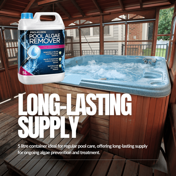 ProKleen Pro-Kleen Pool Algae Remover 10L - Removes & Prevents Algae Growth - High Concentration, Long-Lasting Professional Formula