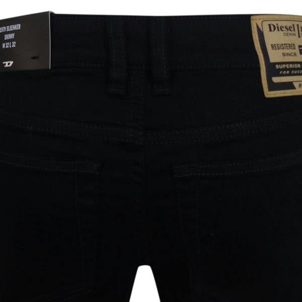 Diesel 1979 Sleenker-R R96IE Black Jeans Mens W31 / 32L