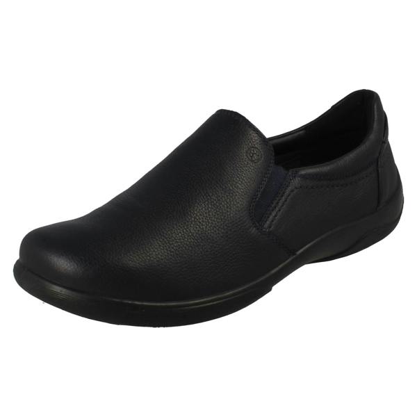 Padders Ladies Padders Leather Slip On Extra Wide Dual Fitting Formal Shoes Nico